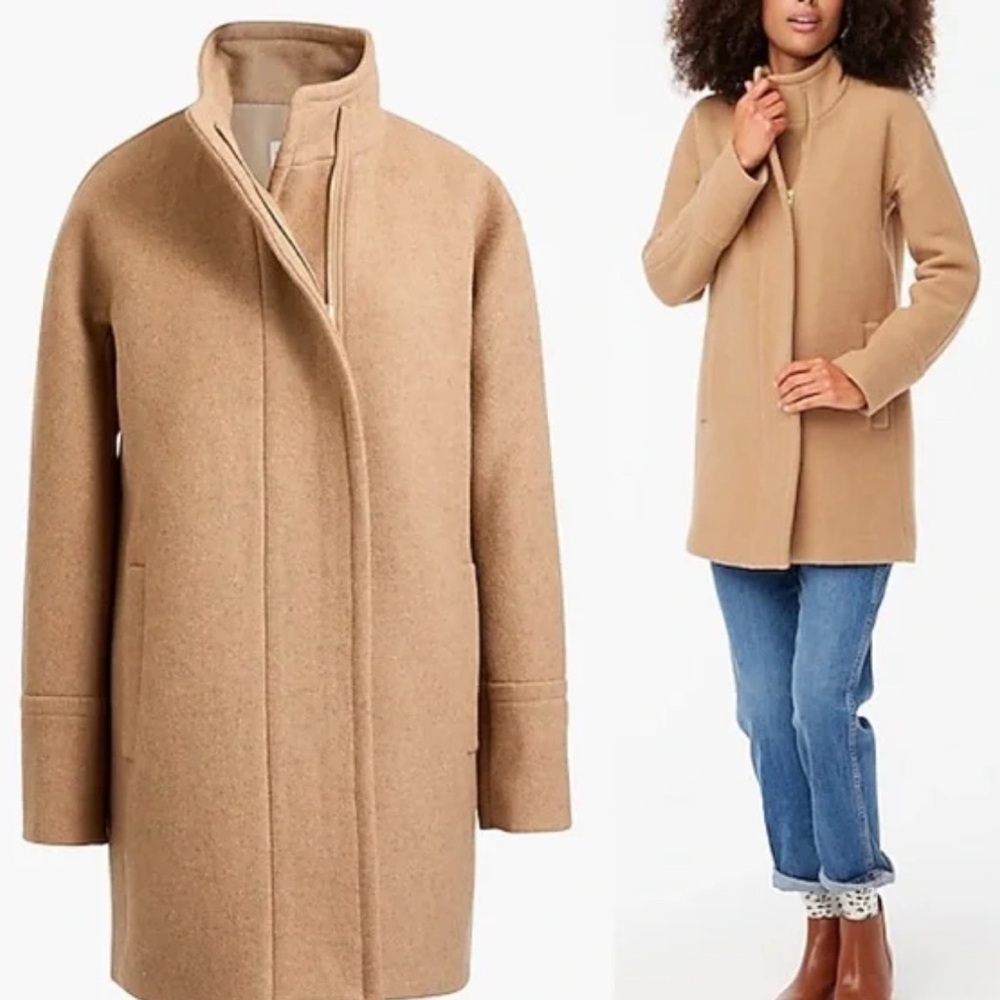 Chic Camel Wool Coat